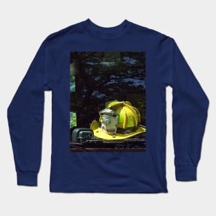 Yellow Fire Captain's Helmet Long Sleeve T-Shirt